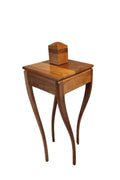 Josephene table in black walnut and Scottish elm